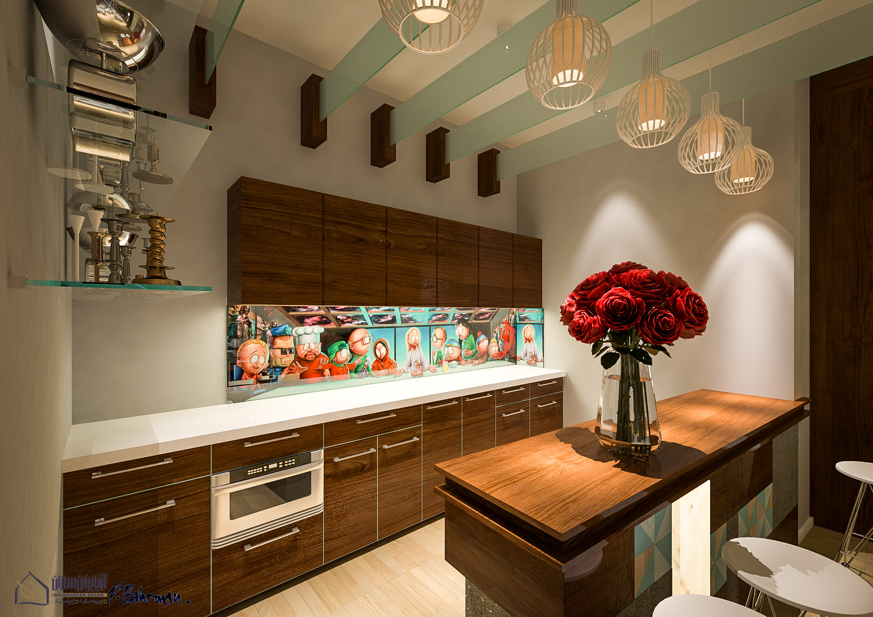 commercial interior food complex design architecture