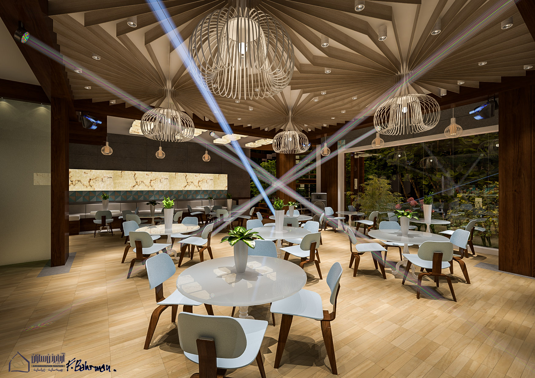 commercial interior food complex design architecture