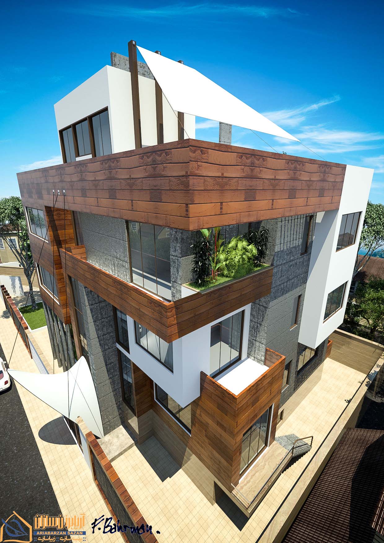 apartment exterior design architecture