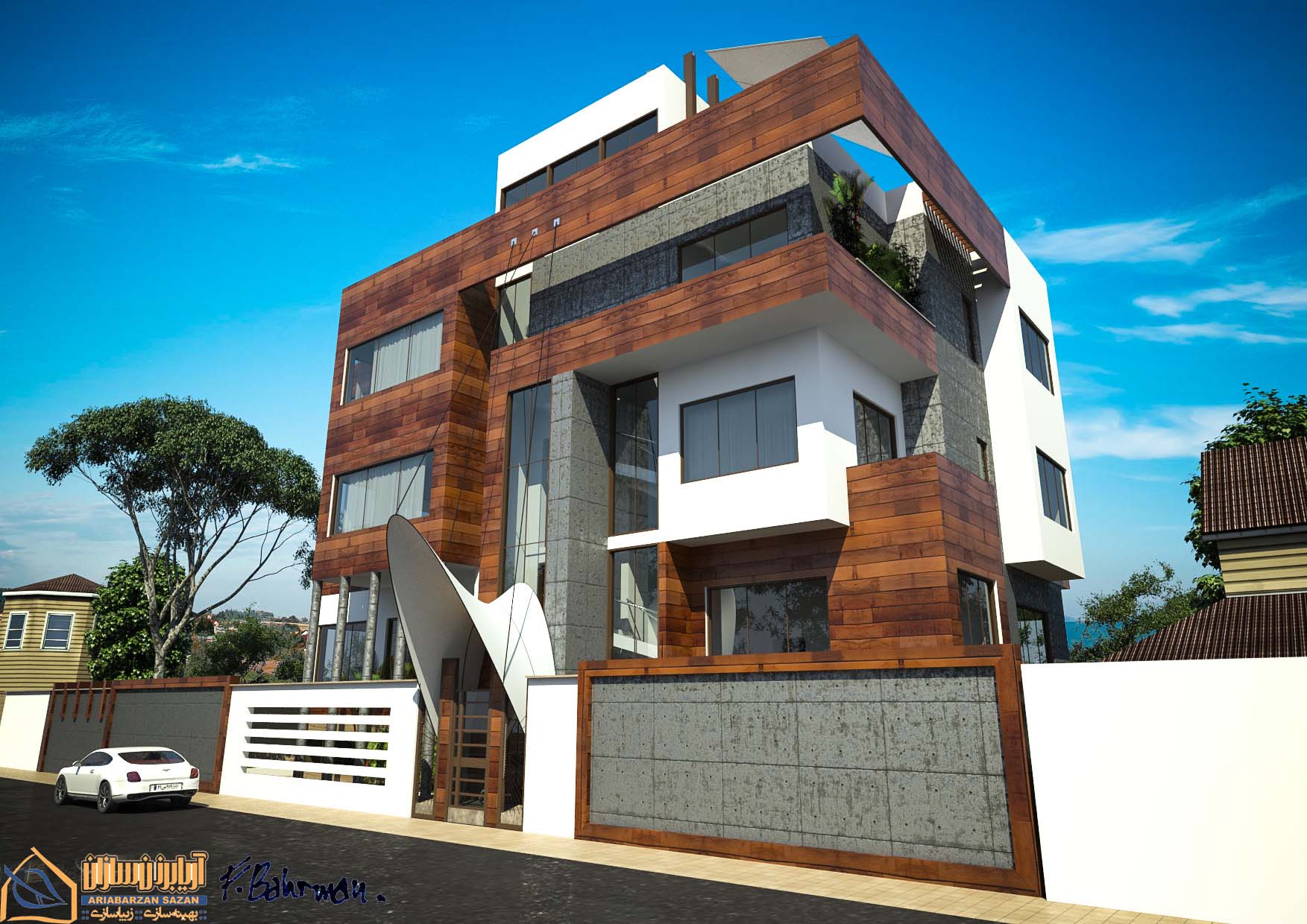 apartment exterior design architecture