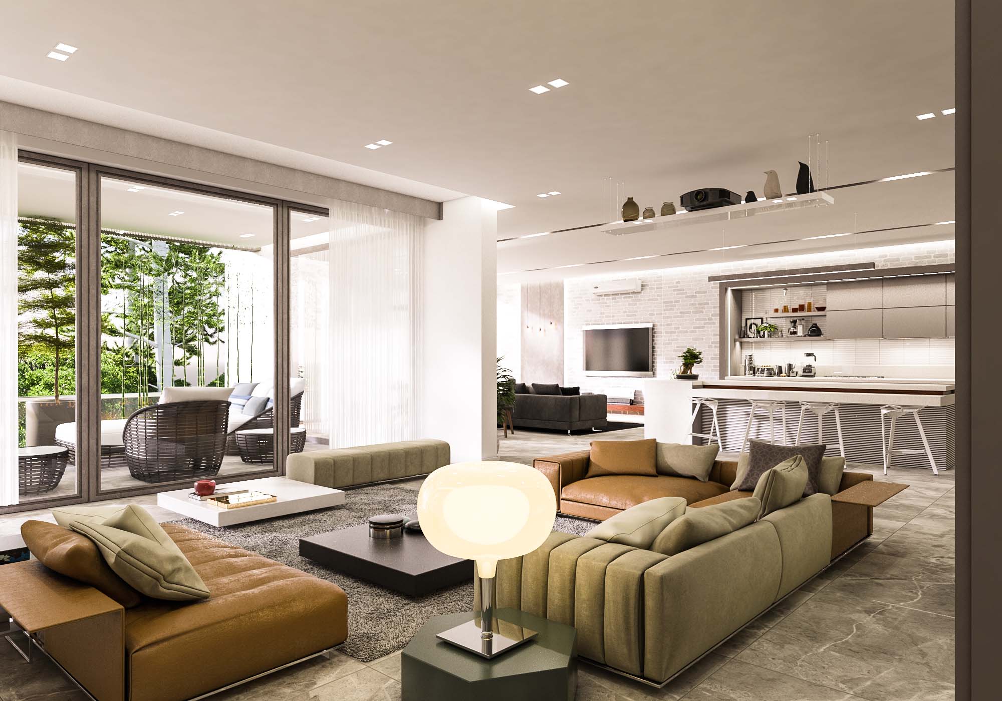 villa apartment interior exterior modern design architecture