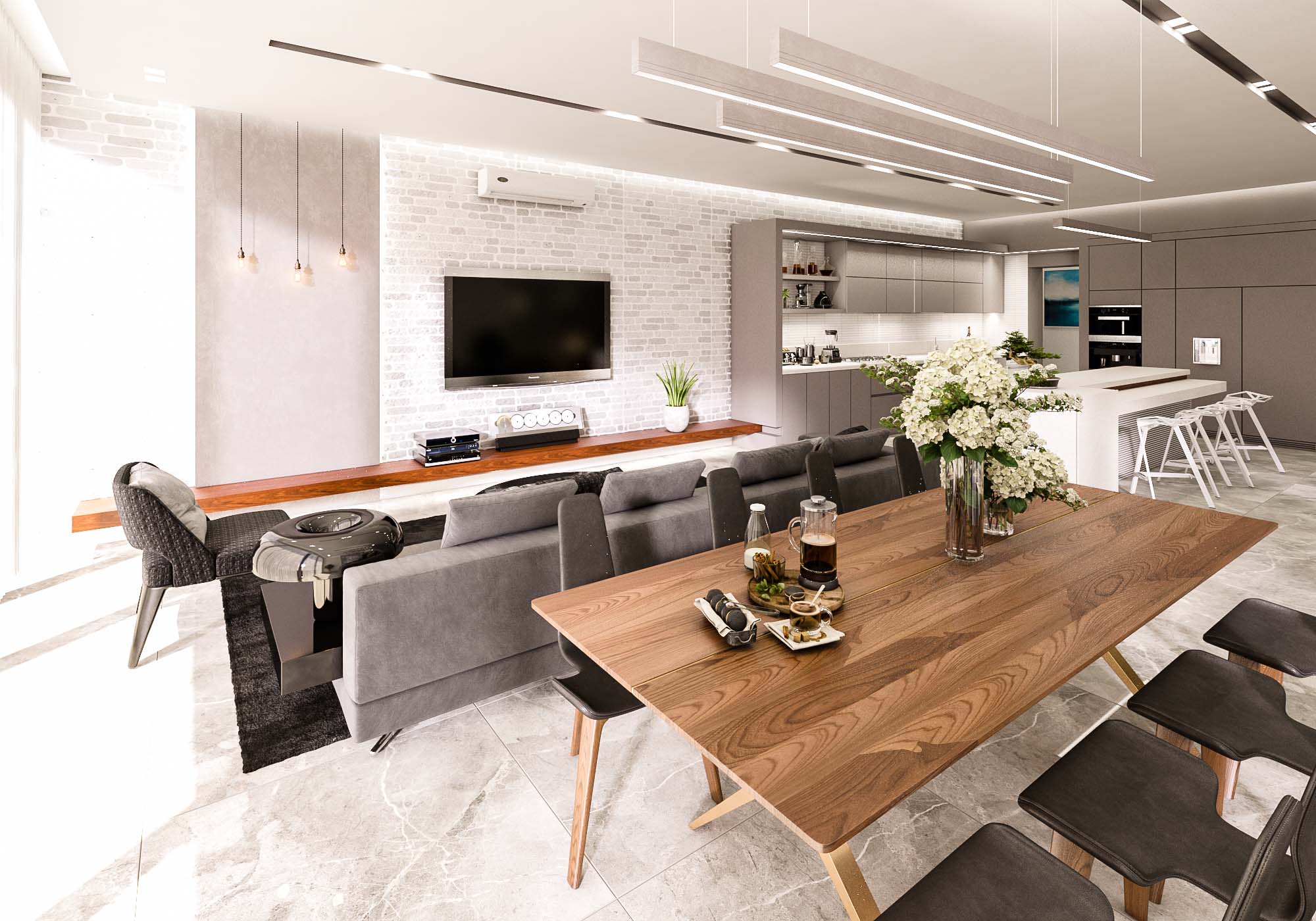 villa apartment interior exterior modern design architecture