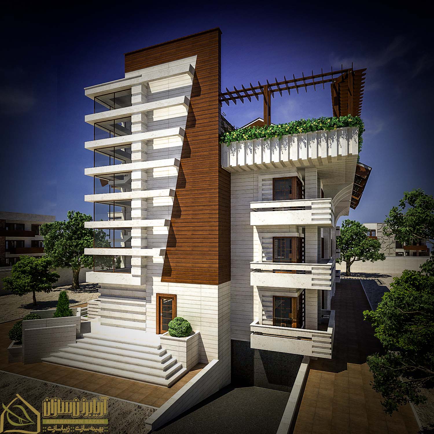 Villa apartment design exterior architecture