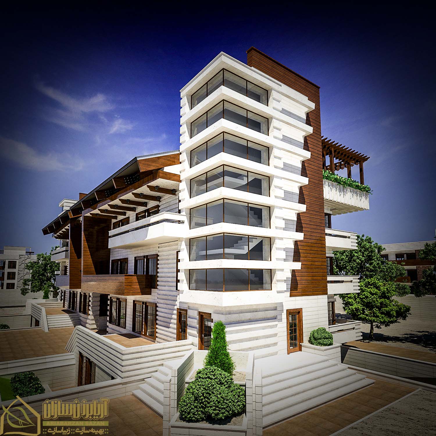 Villa apartment design exterior architecture