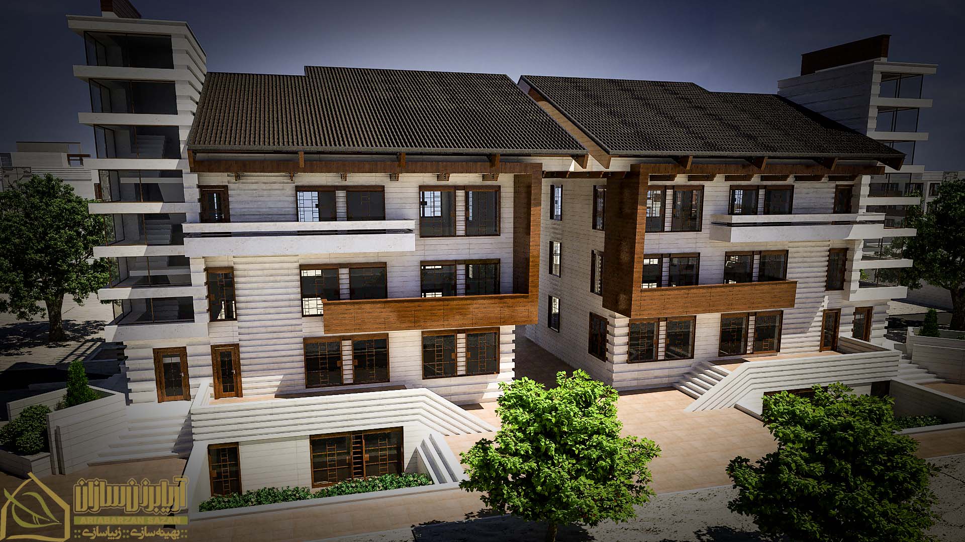 Villa apartment design exterior architecture