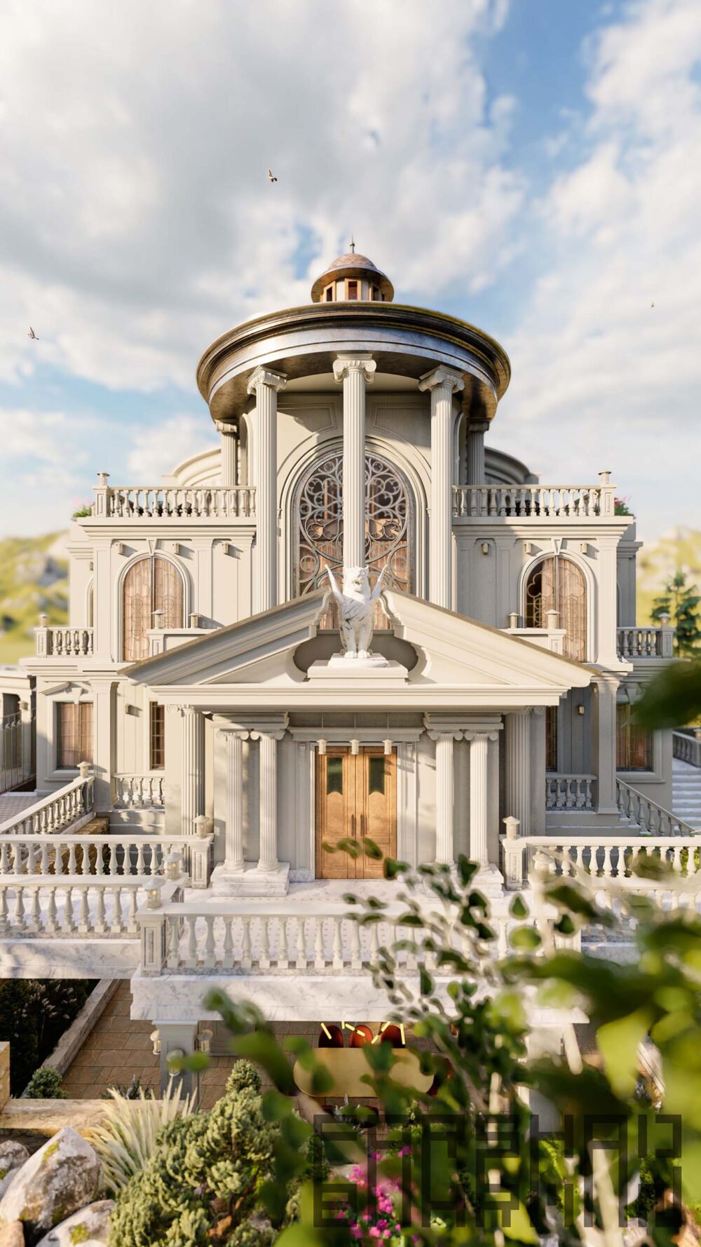 Villa Classic Design Architecture Residential