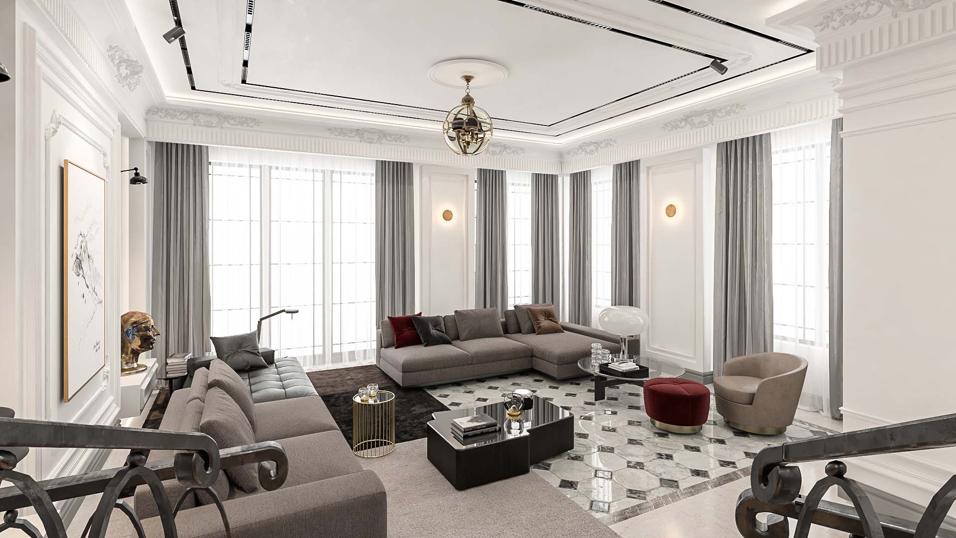 Villa Classic Interior Design Architecture Residential
