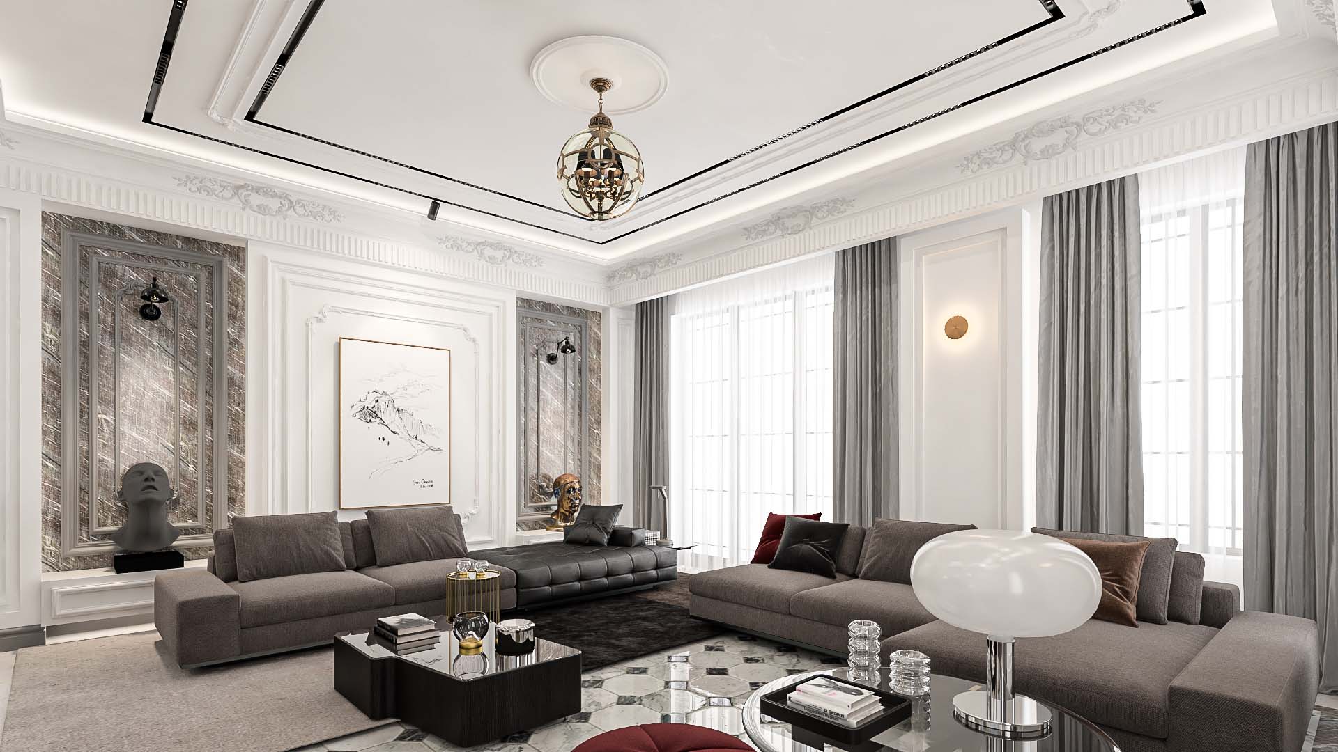 Villa Classic Interior Design Architecture Residential