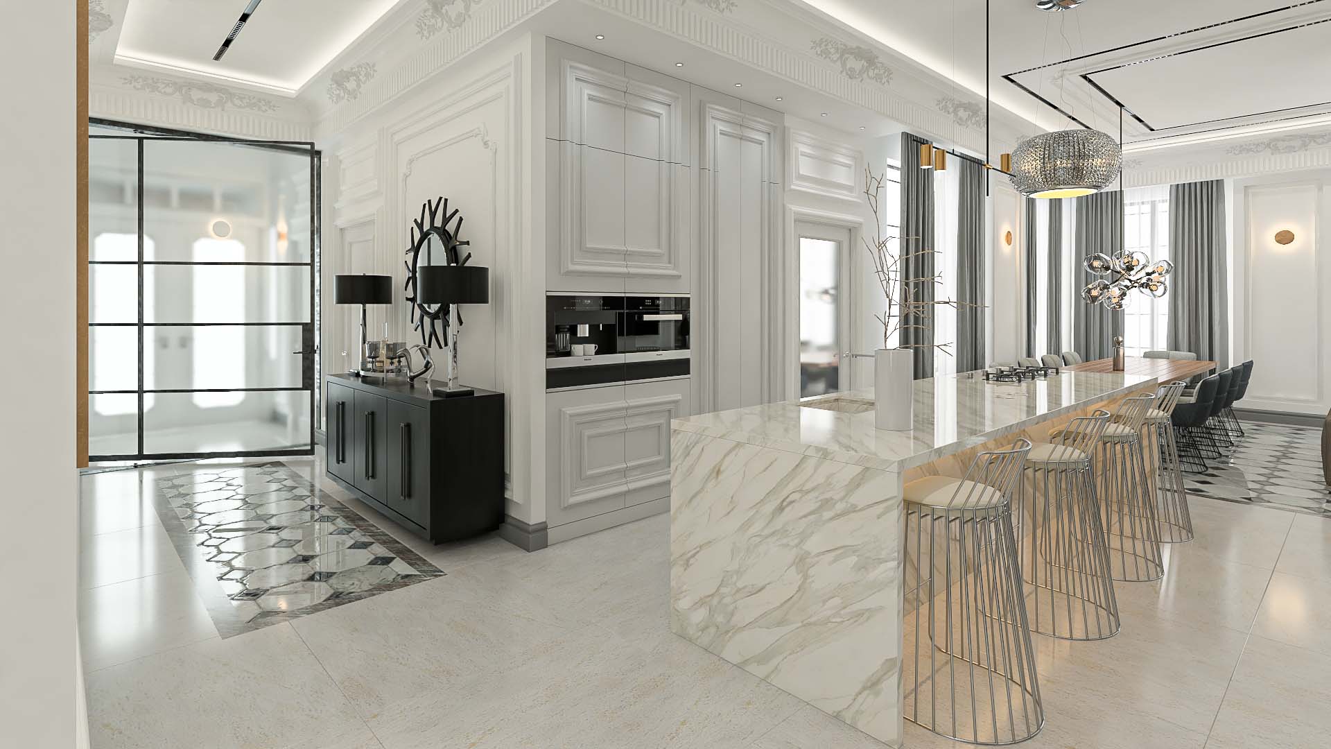 Villa Classic Interior Design Architecture Residential