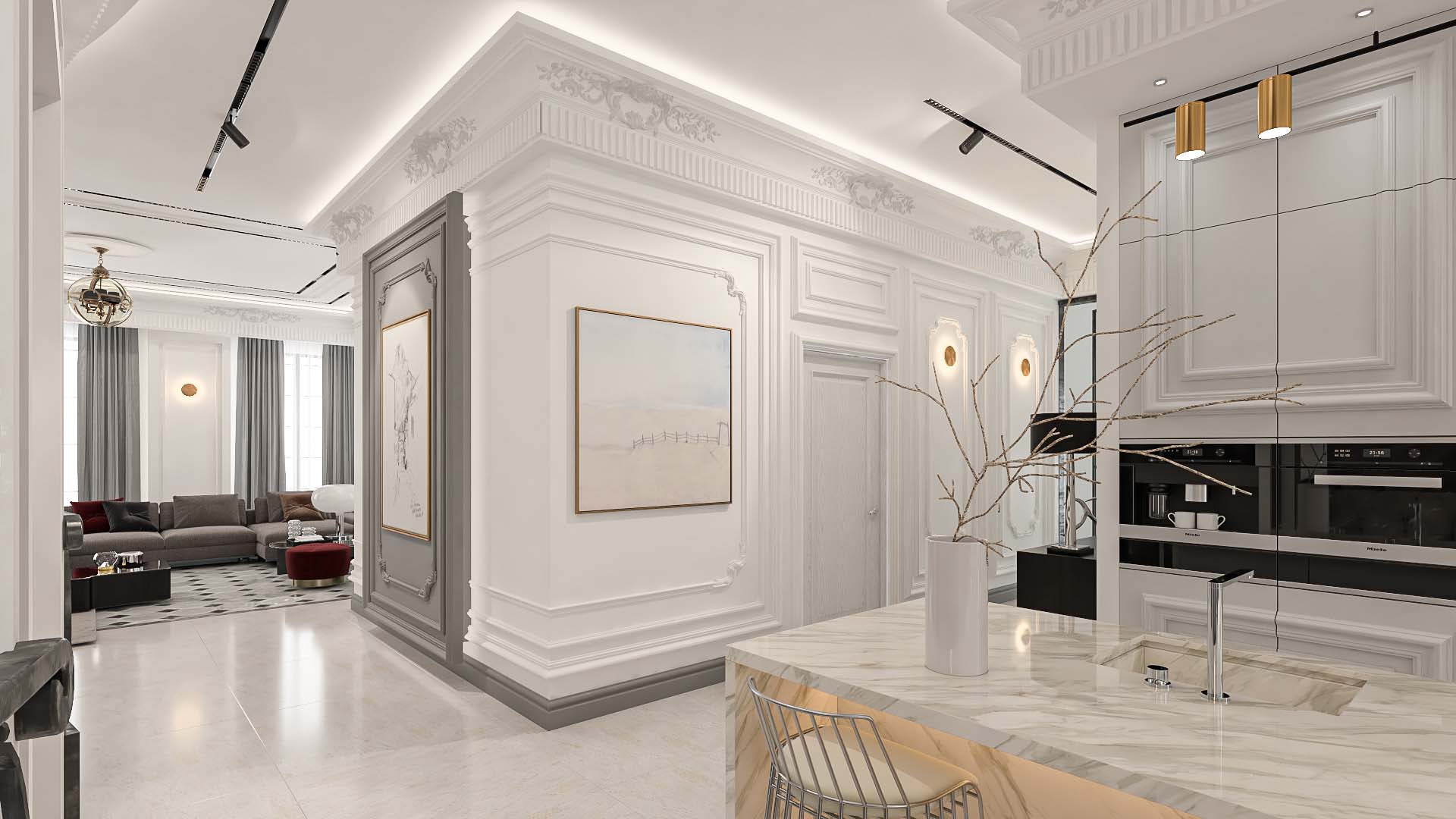 Villa Classic Interior Design Architecture Residential