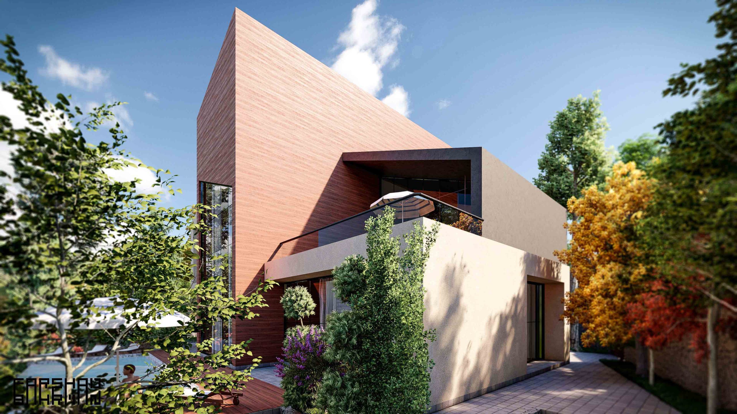 villa apartment landscape design architecture