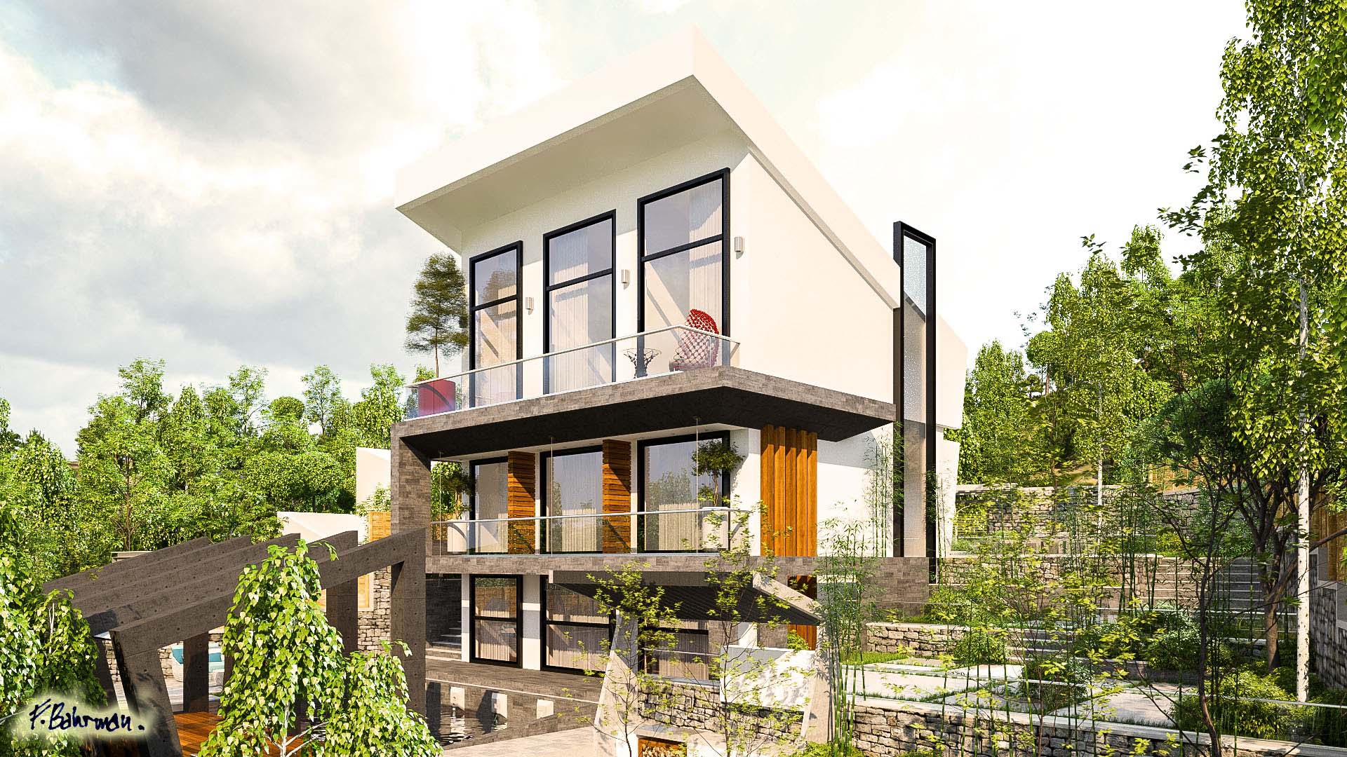 villa landscape architecture design