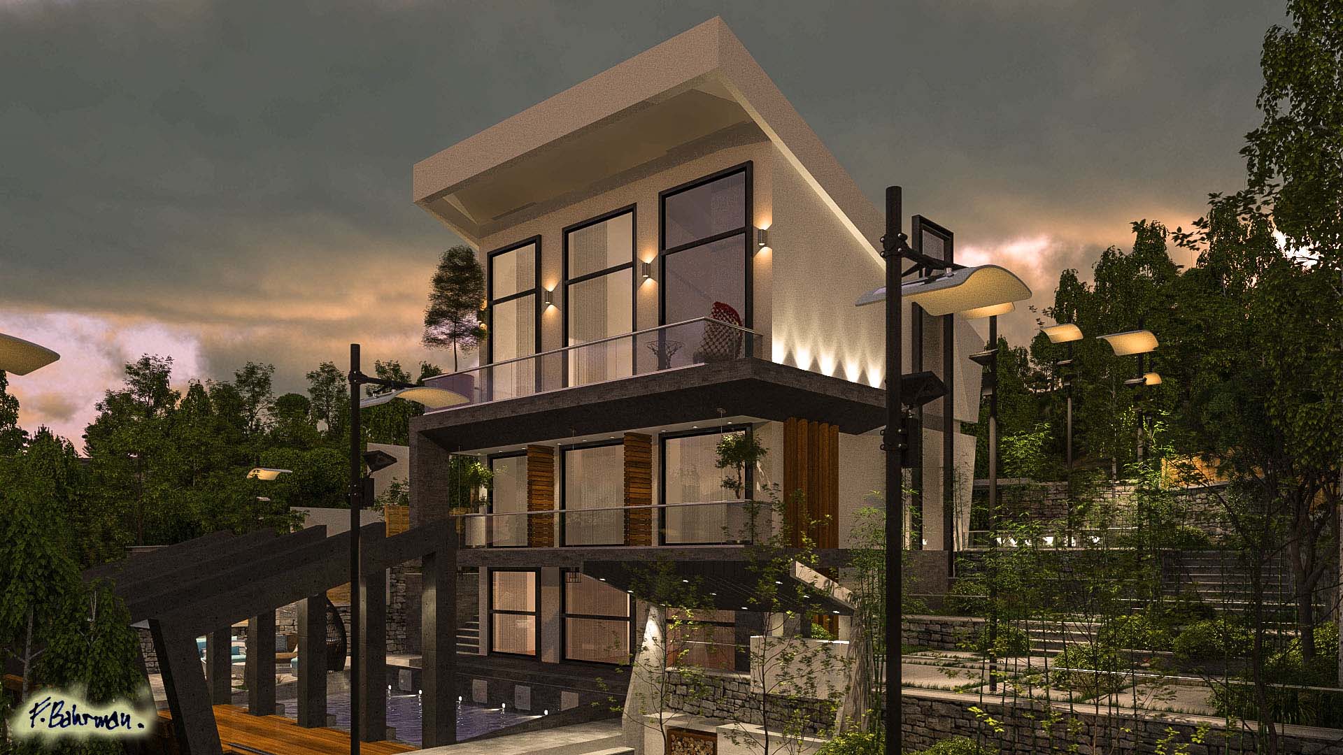 villa landscape architecture design