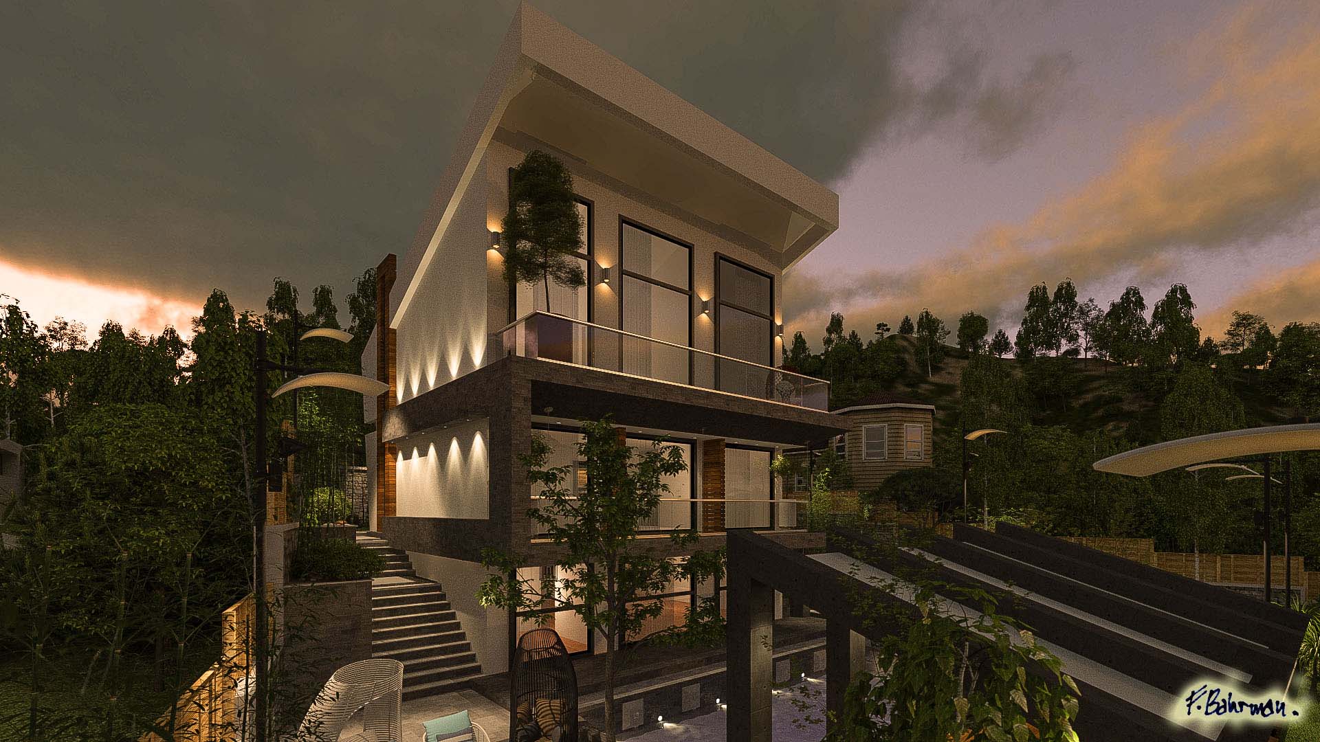 villa landscape architecture design