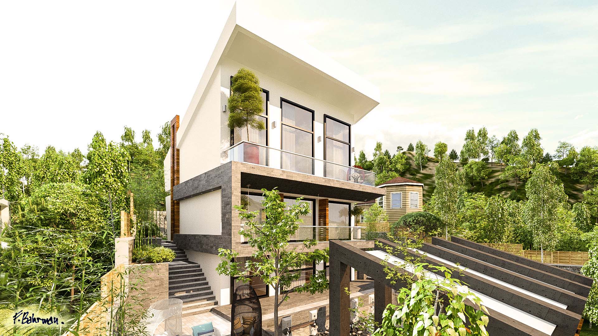 villa landscape architecture design