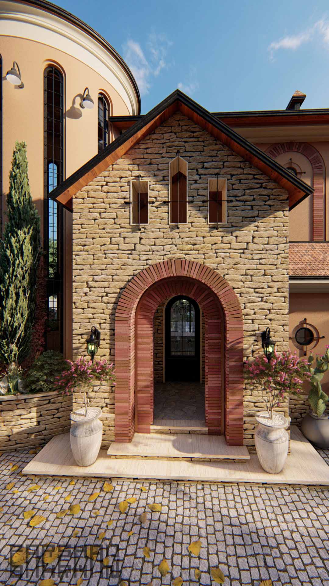 classic villa architecture design