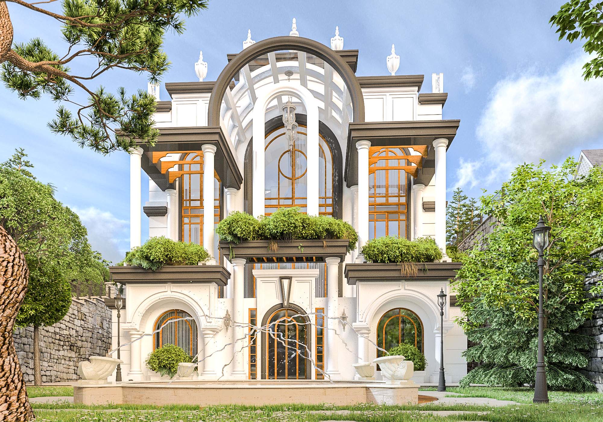 villa apartment exterior design architecture