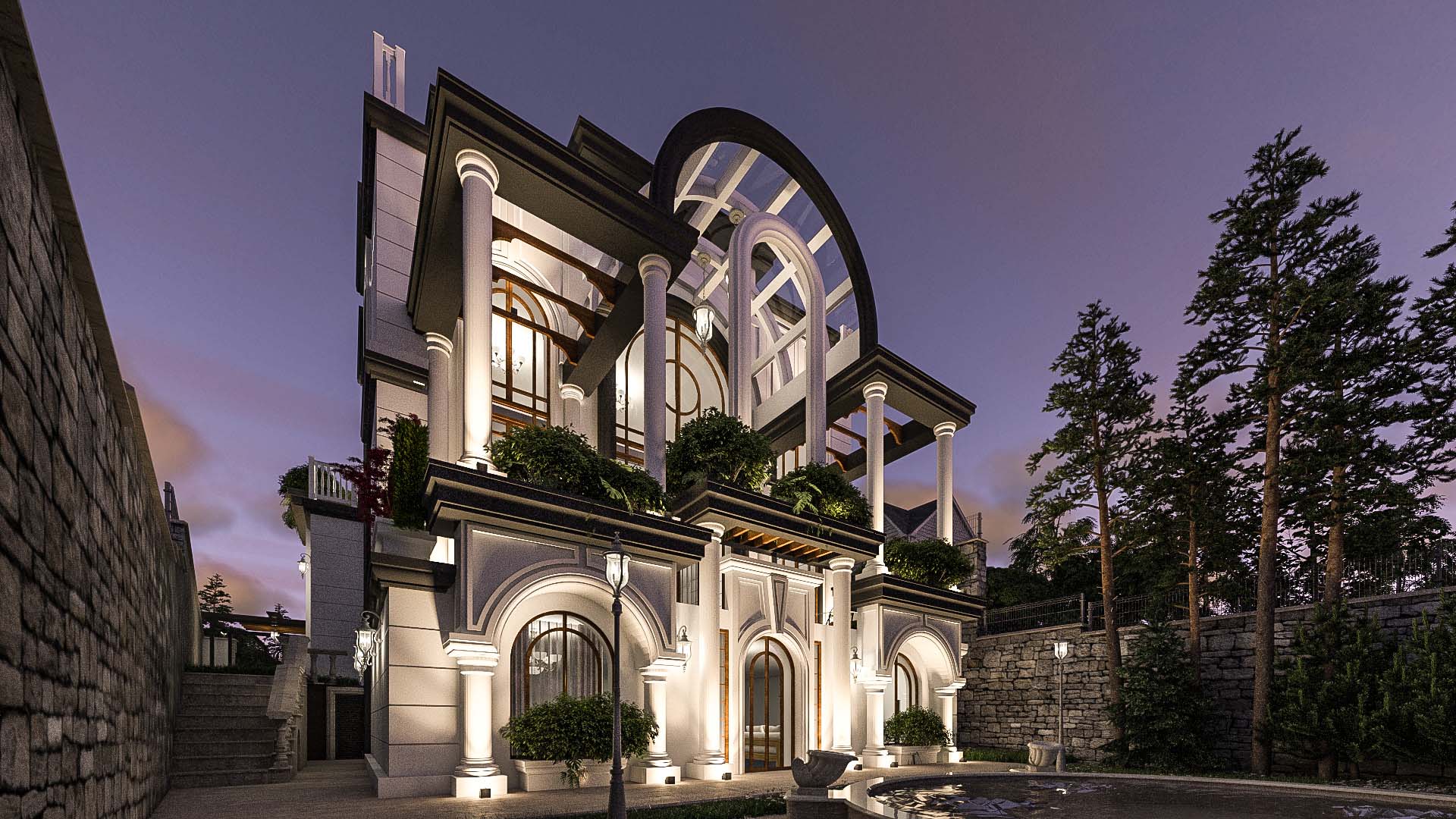 villa apartment exterior design architecture