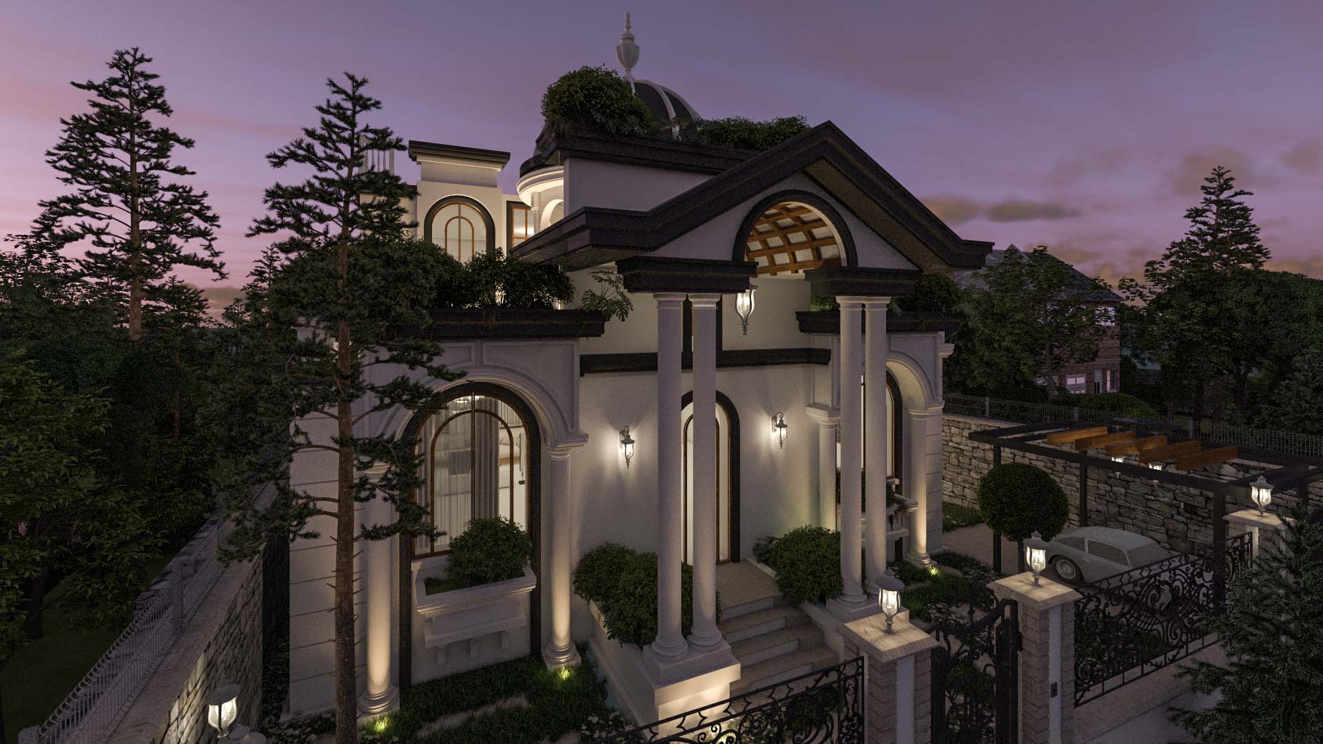 villa apartment exterior design architecture