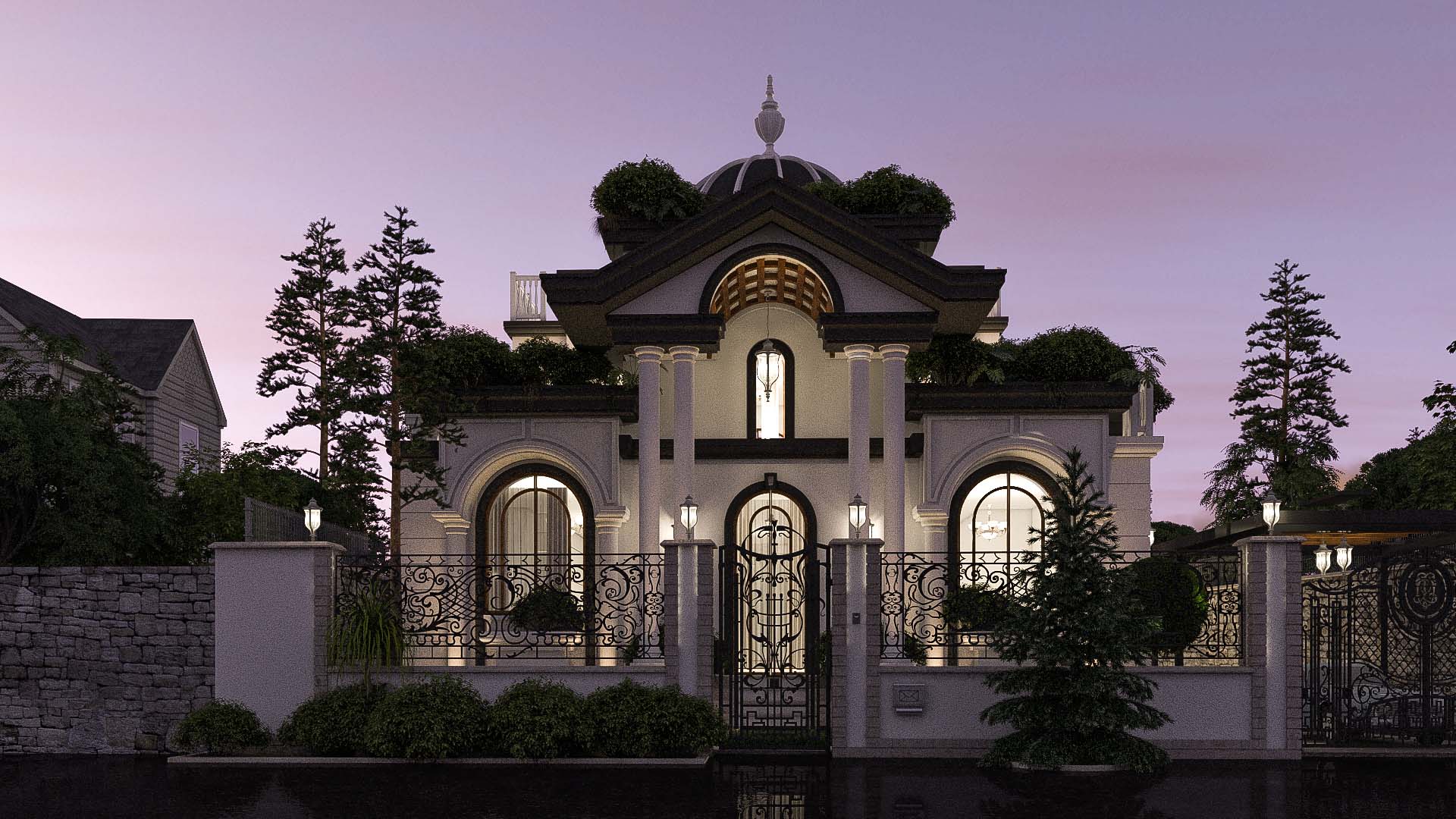 villa apartment exterior design architecture