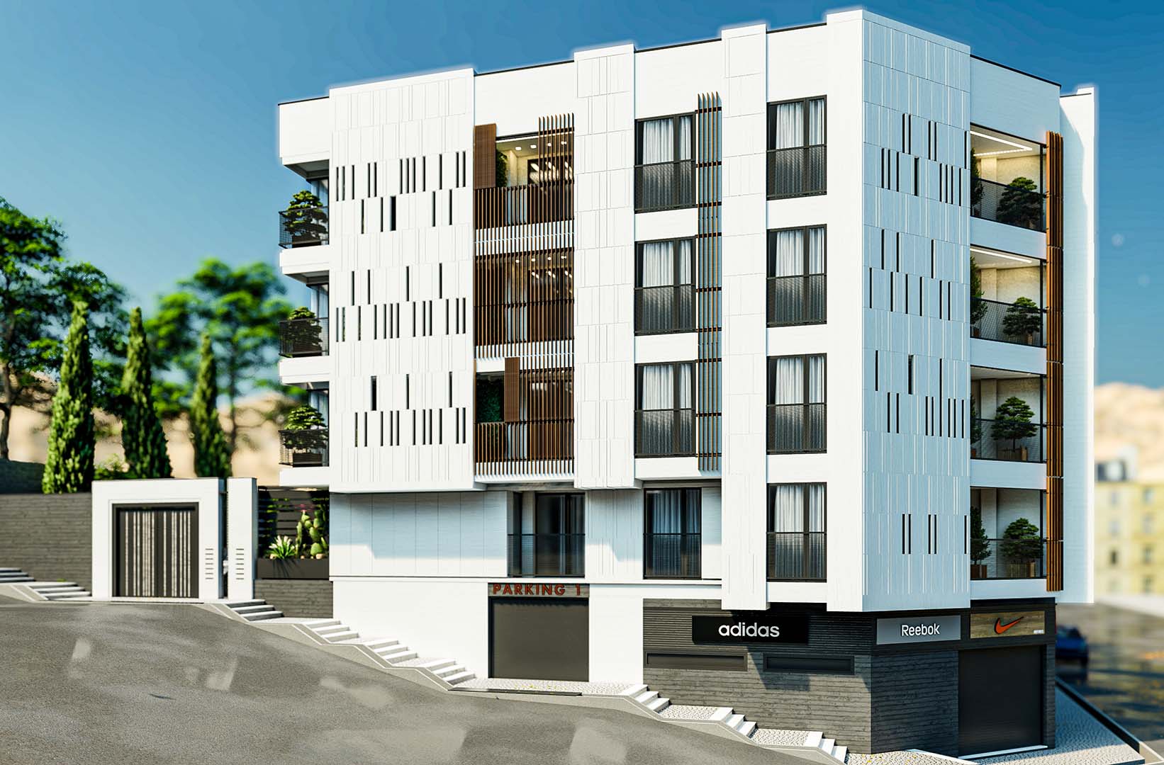 Apartment Exterior Facade Design Architecture