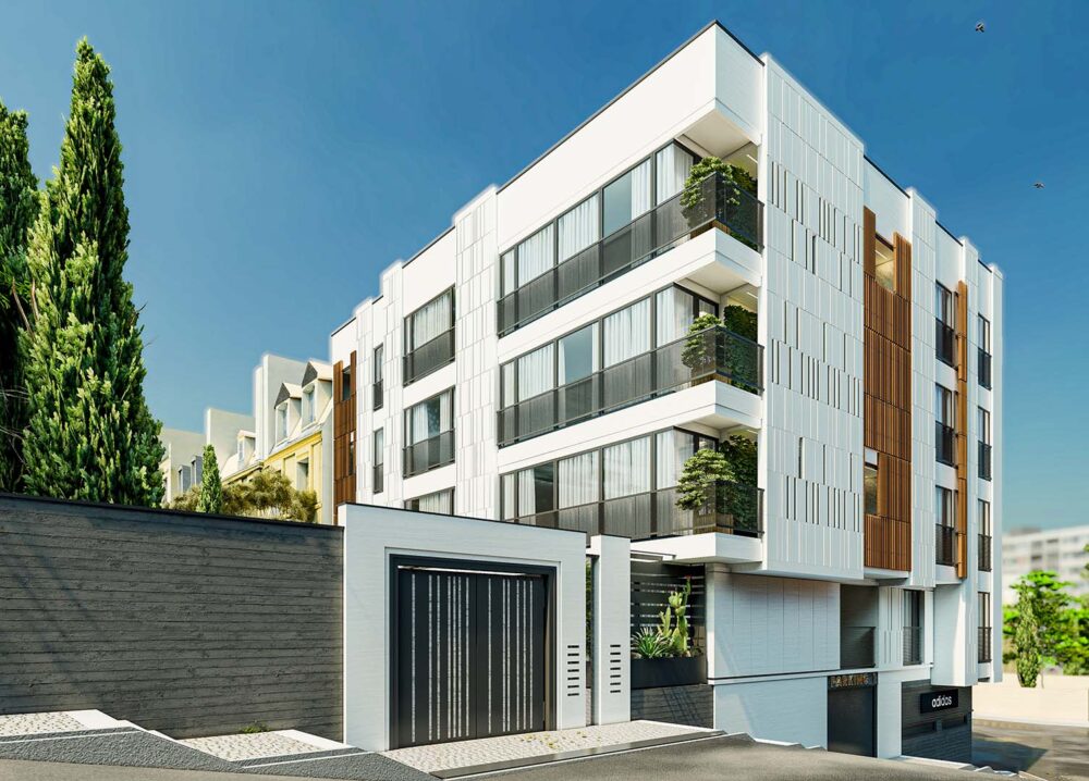Apartment Exterior Facade Design Architecture