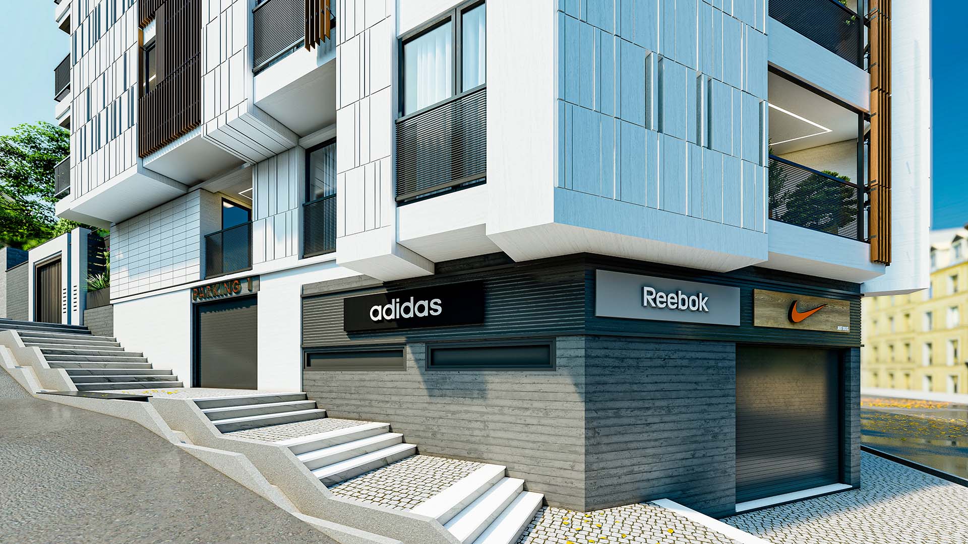 Apartment Exterior Facade Design Architecture