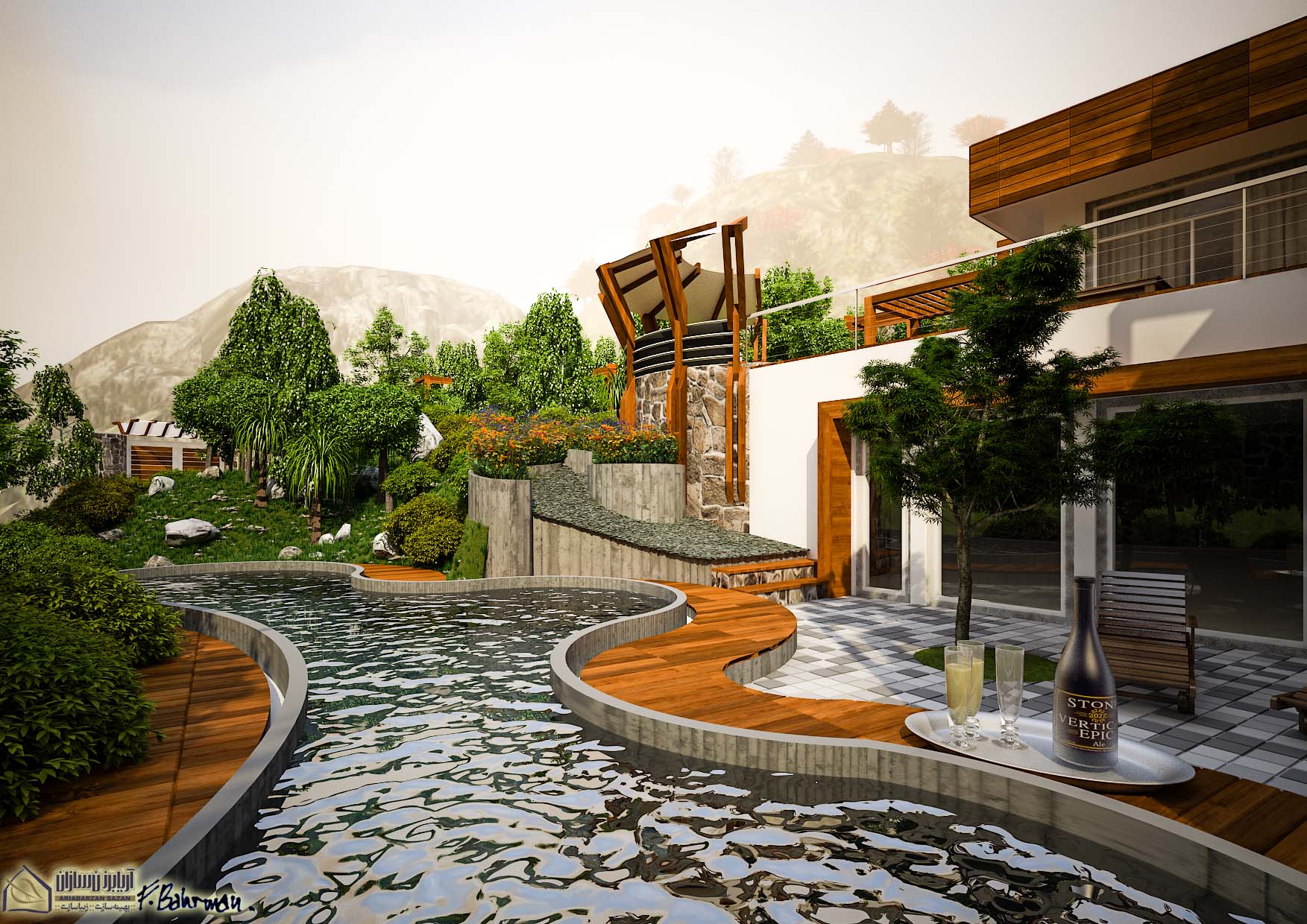 villa landscape architecture design