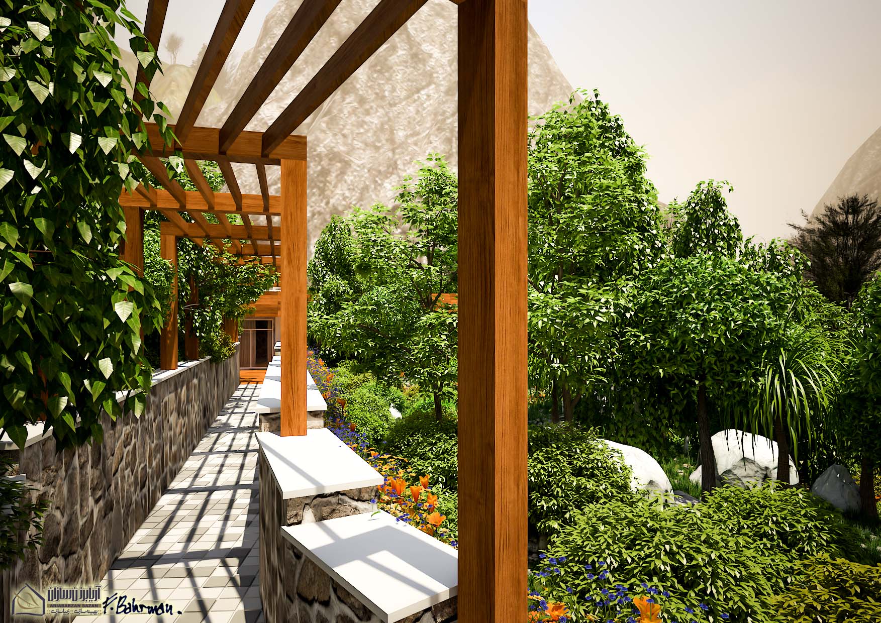 villa landscape architecture design