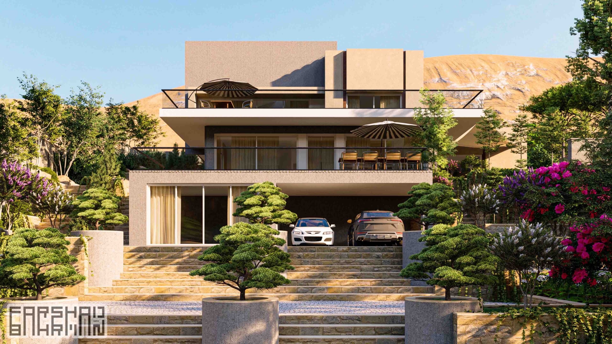 villa architecture design exterior modern
