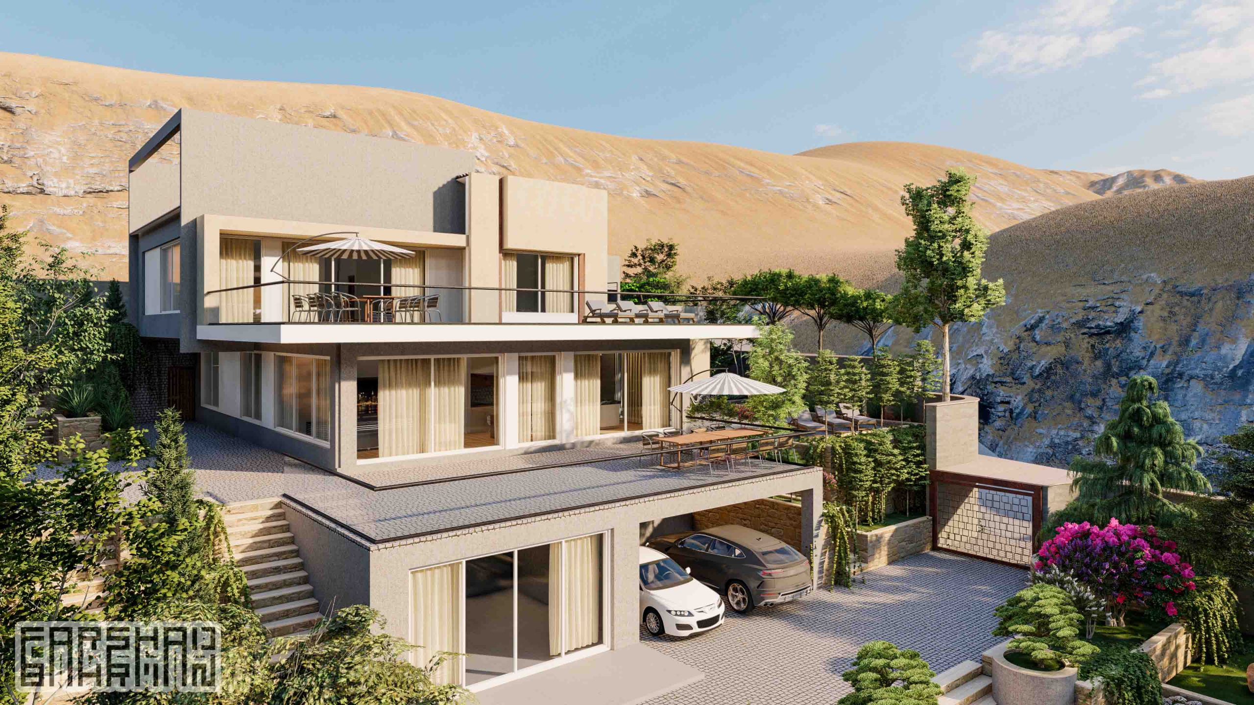 villa architecture design exterior modern