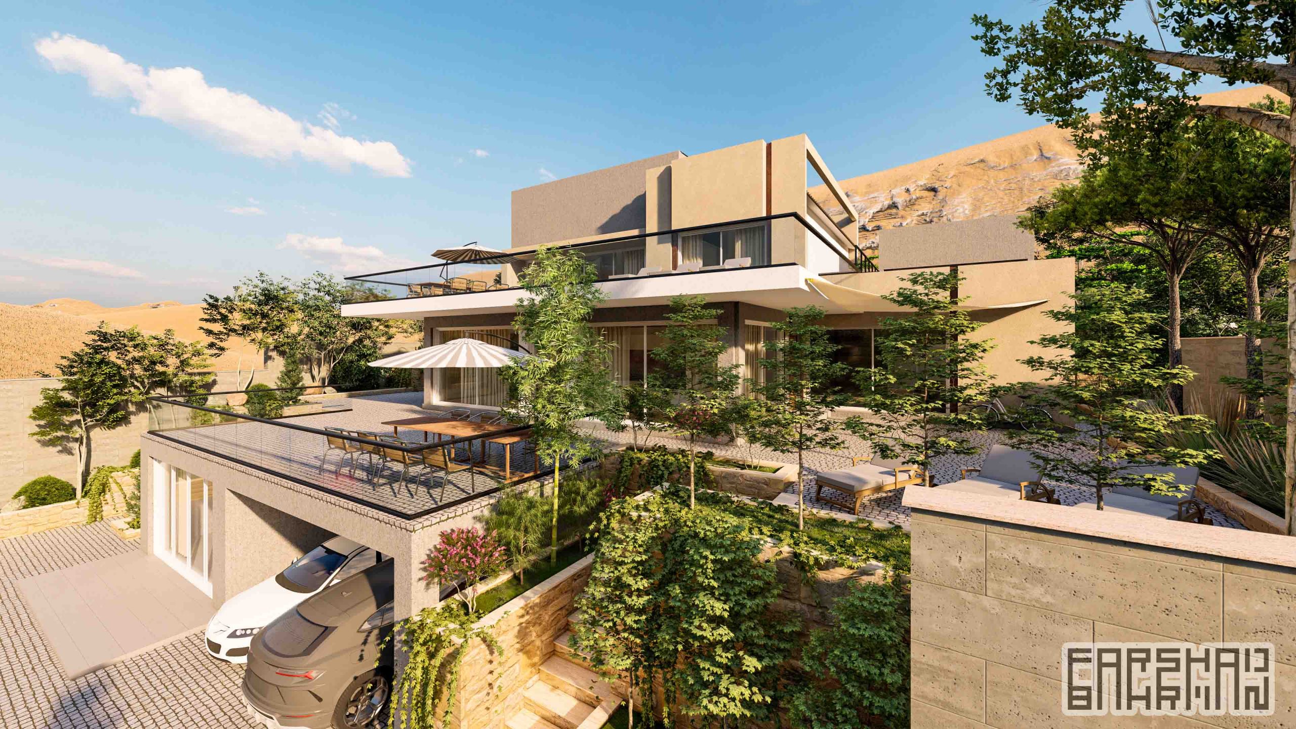 villa architecture design exterior modern