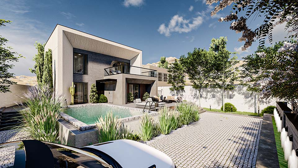 Villa Design Modern Exterior Landscape Architecture