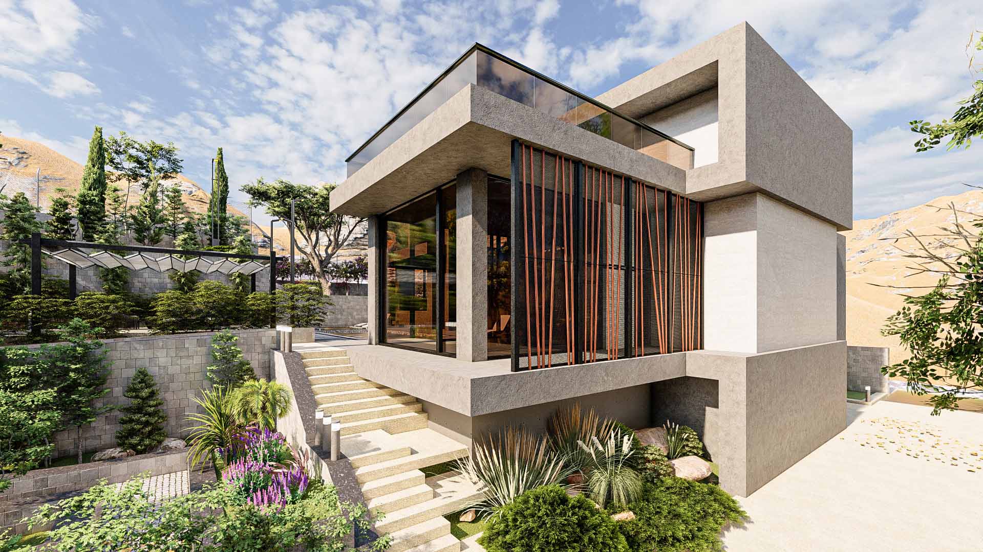 Villa Design Modern Exterior Landscape Architecture