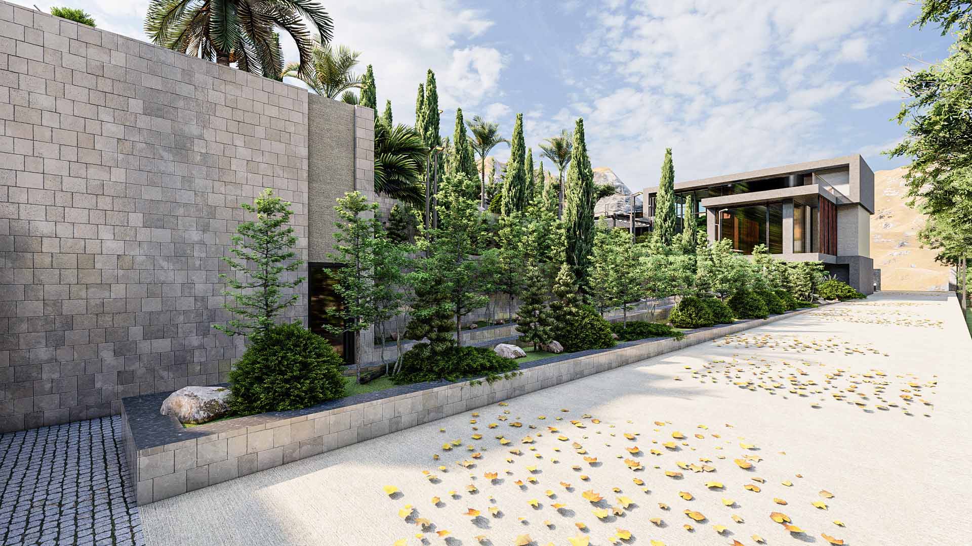 Villa Design Modern Exterior Landscape Architecture