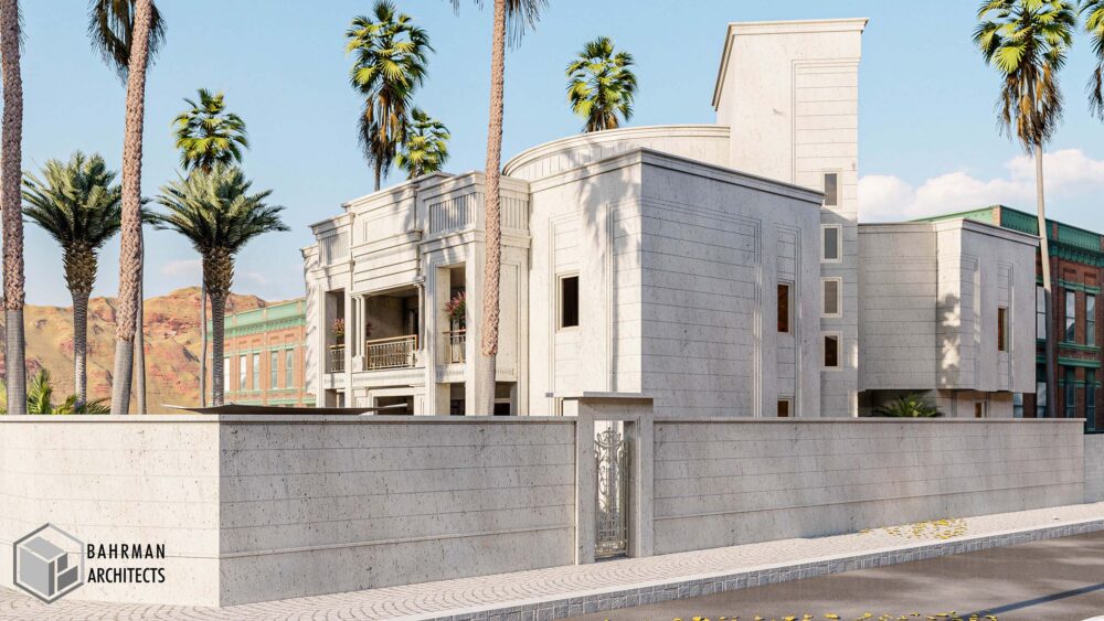 Exterior Facade Design Architecture Neo Classic Landscape