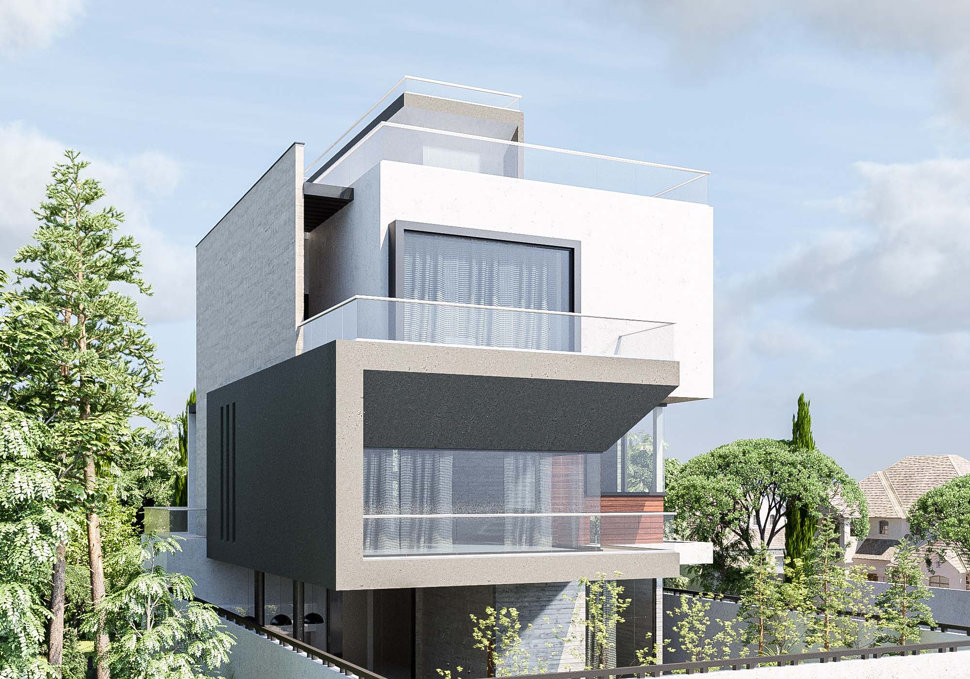 modern villa apartment architecture design