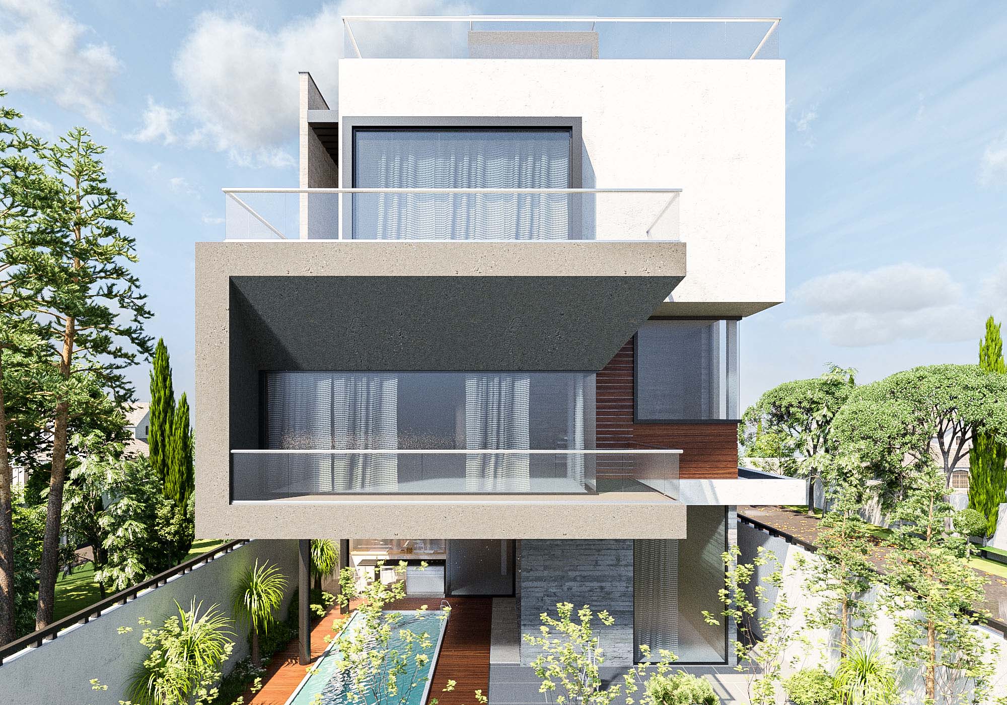modern villa apartment architecture design