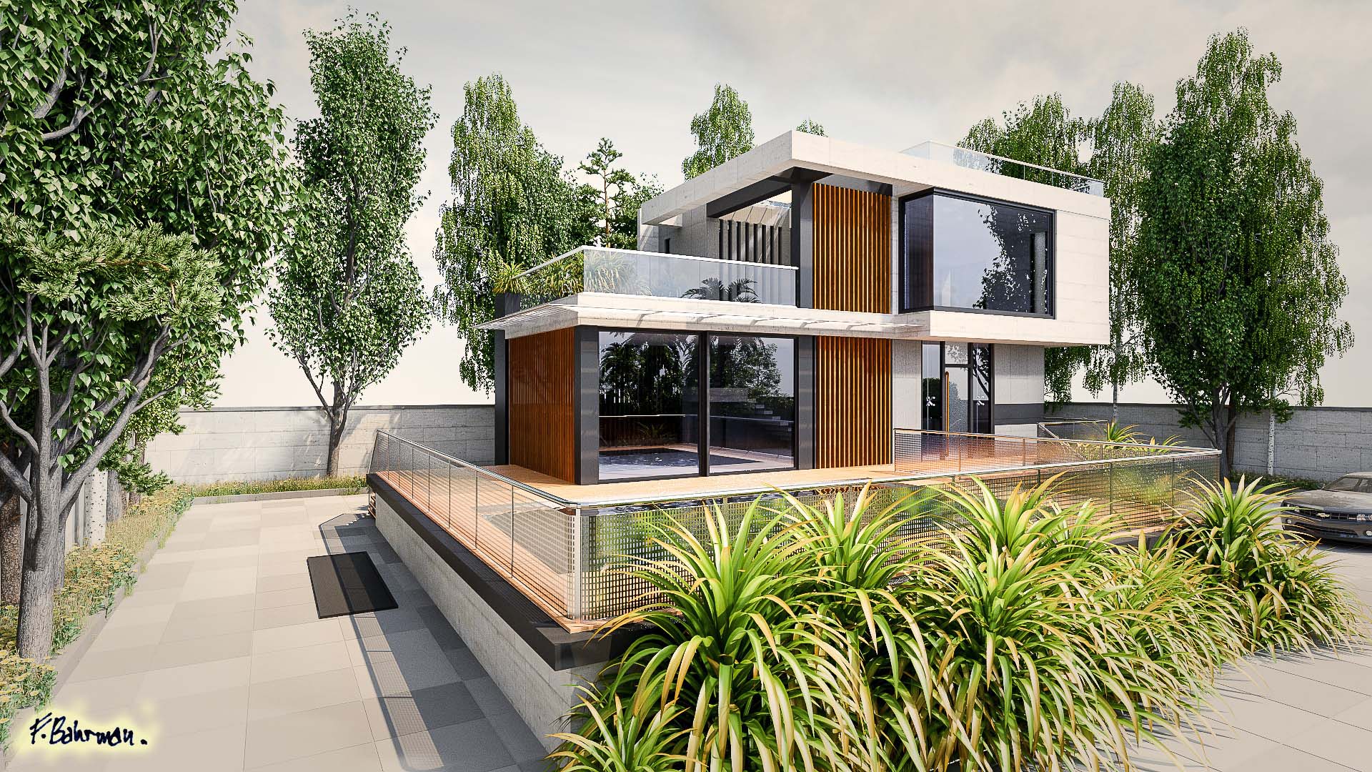 modern villa design architecture