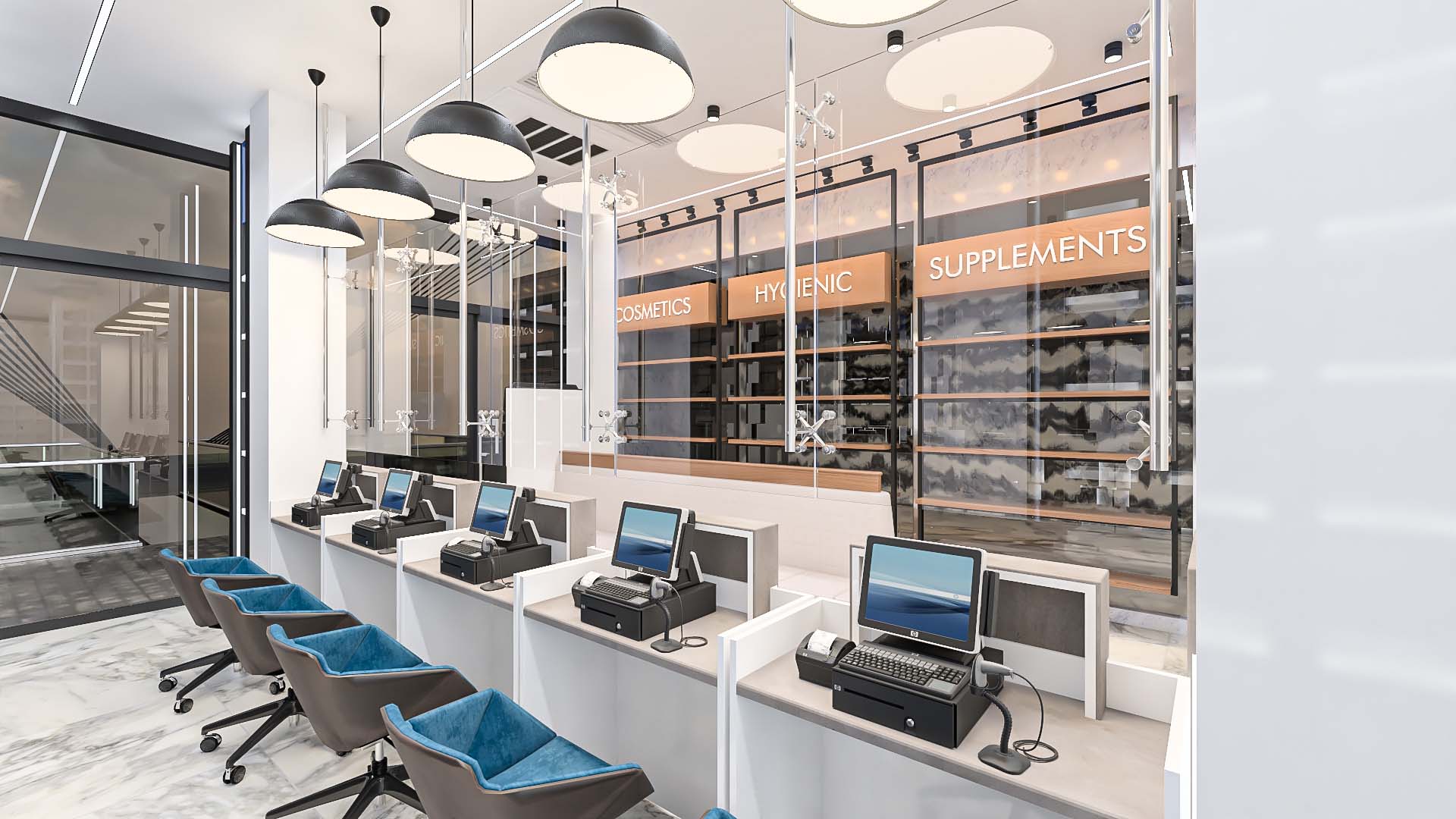 Pharmacy Interior Design Architecture Commercial 