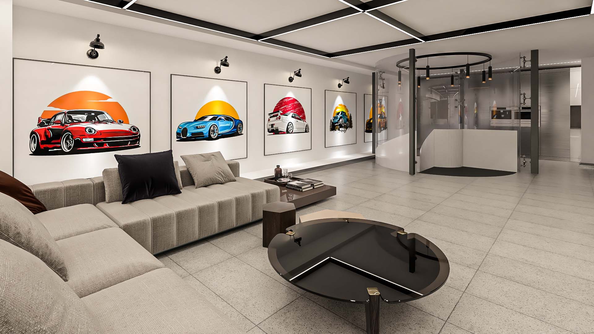 Car Showroom Interior Design Architecture Commercial 