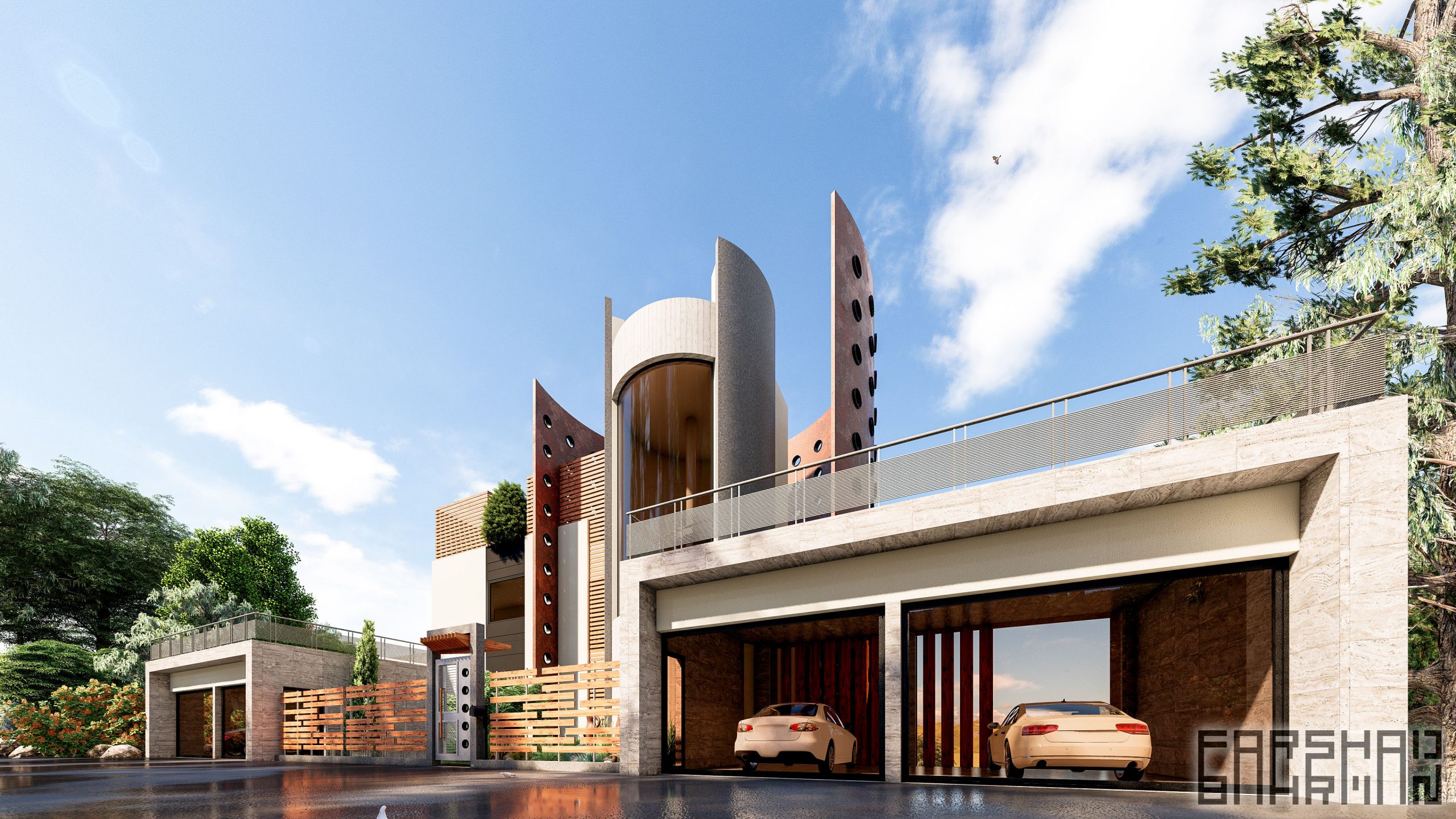 villa apartment interior exterior modern design architecture