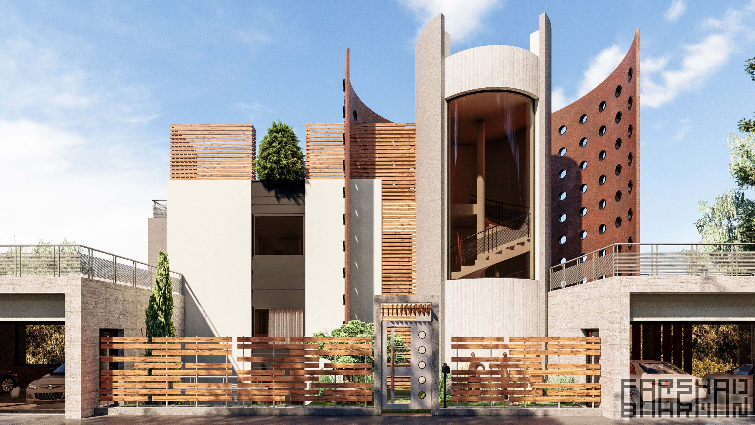 villa apartment interior exterior modern design architecture