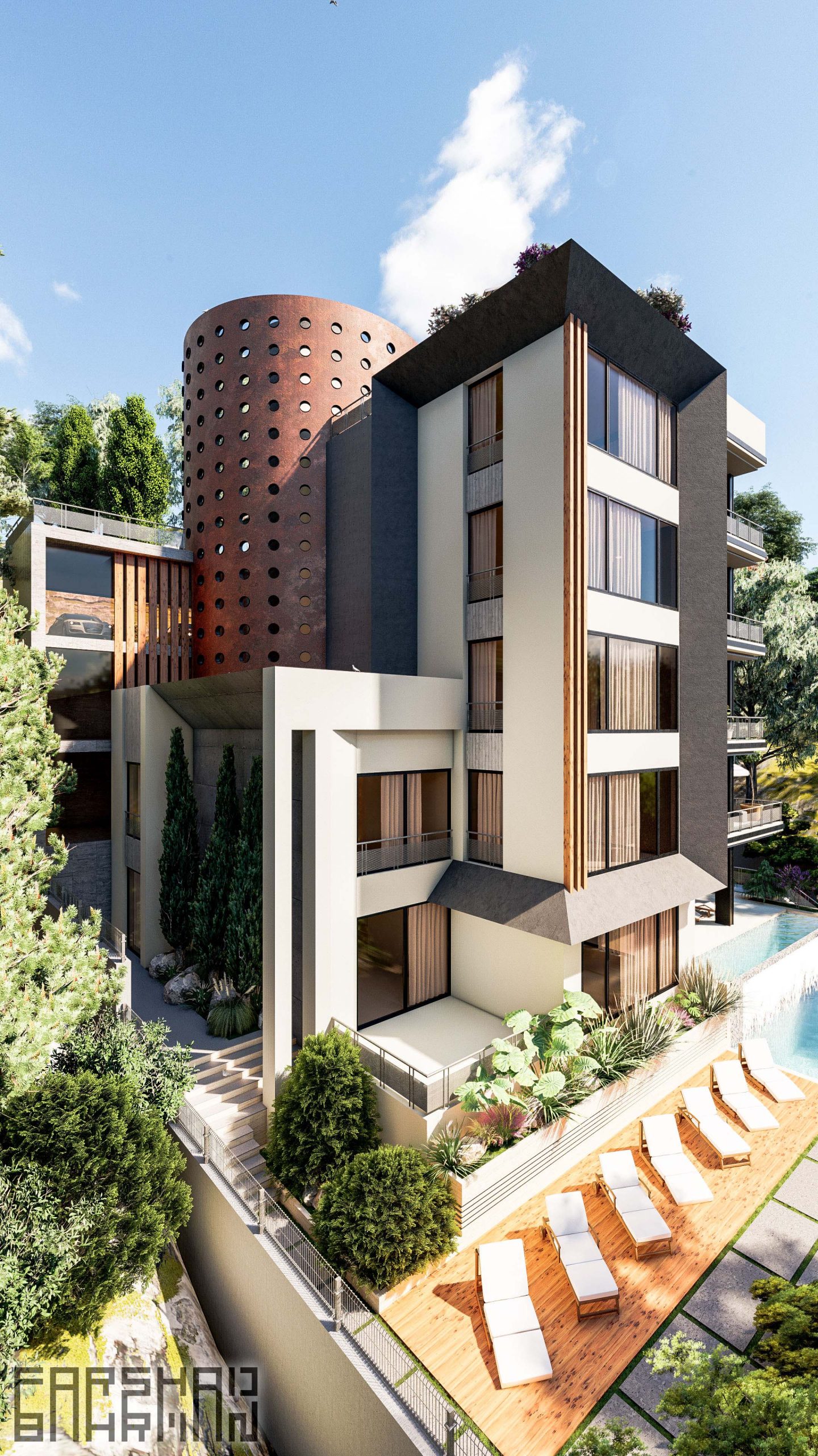 villa apartment interior exterior modern design architecture