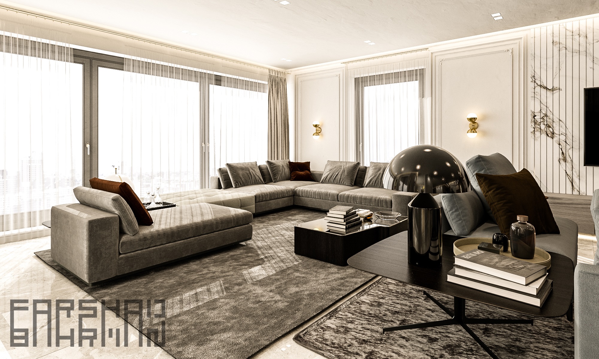 villa apartment interior exterior modern design architecture