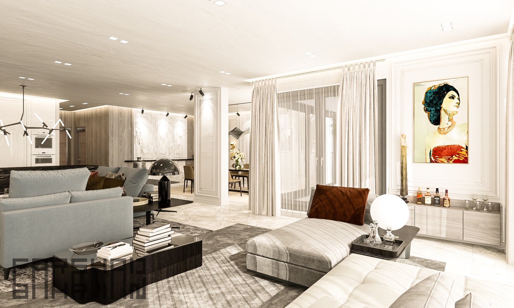 villa apartment interior exterior modern design architecture