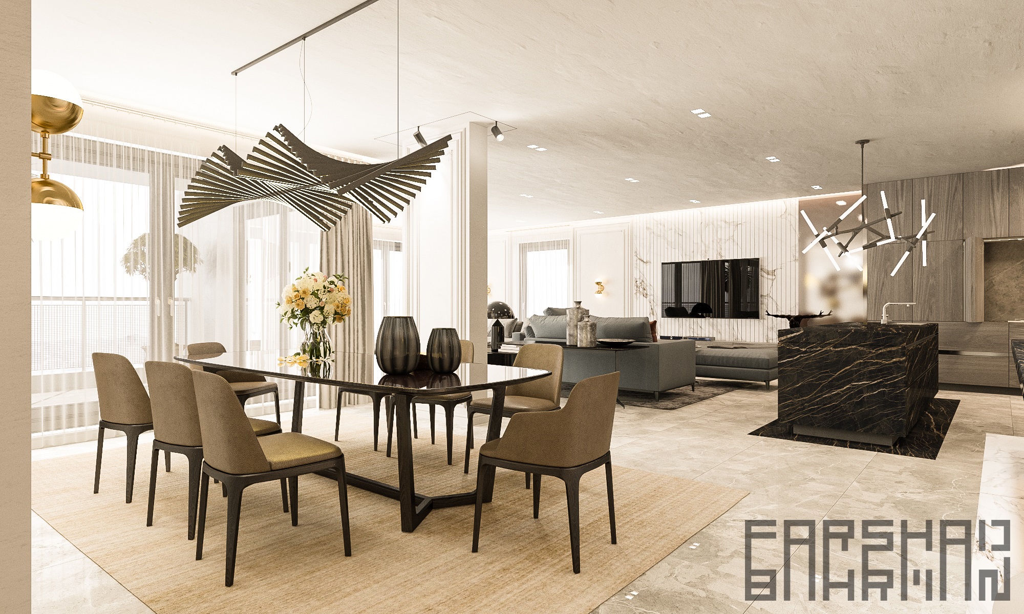 villa apartment interior exterior modern design architecture