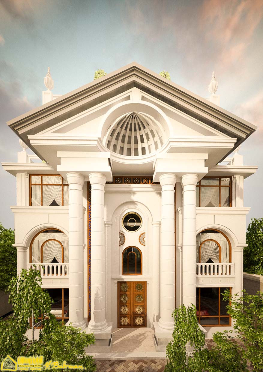 classic villa apartment exterior design architecture