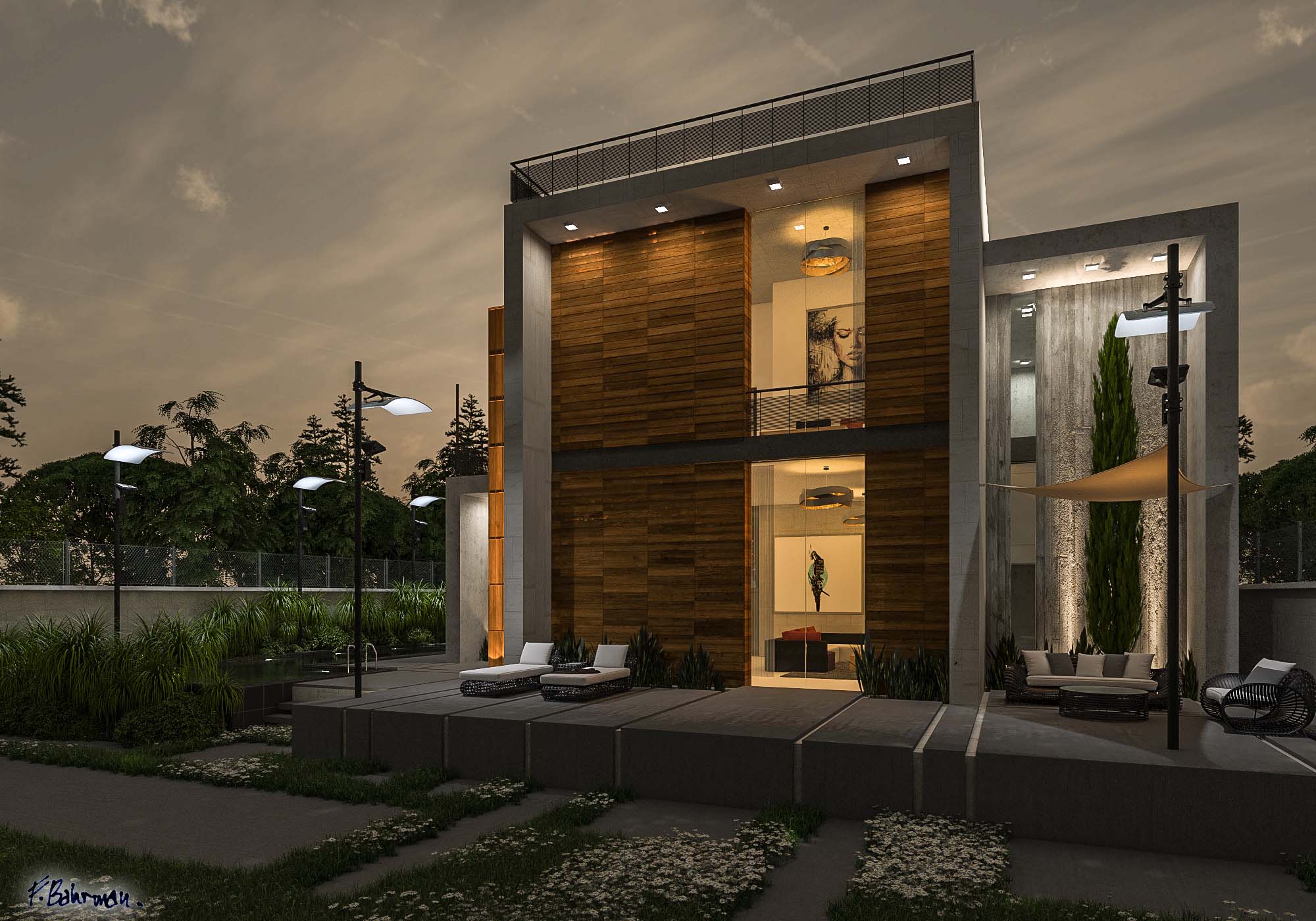 villa design exterior architecture