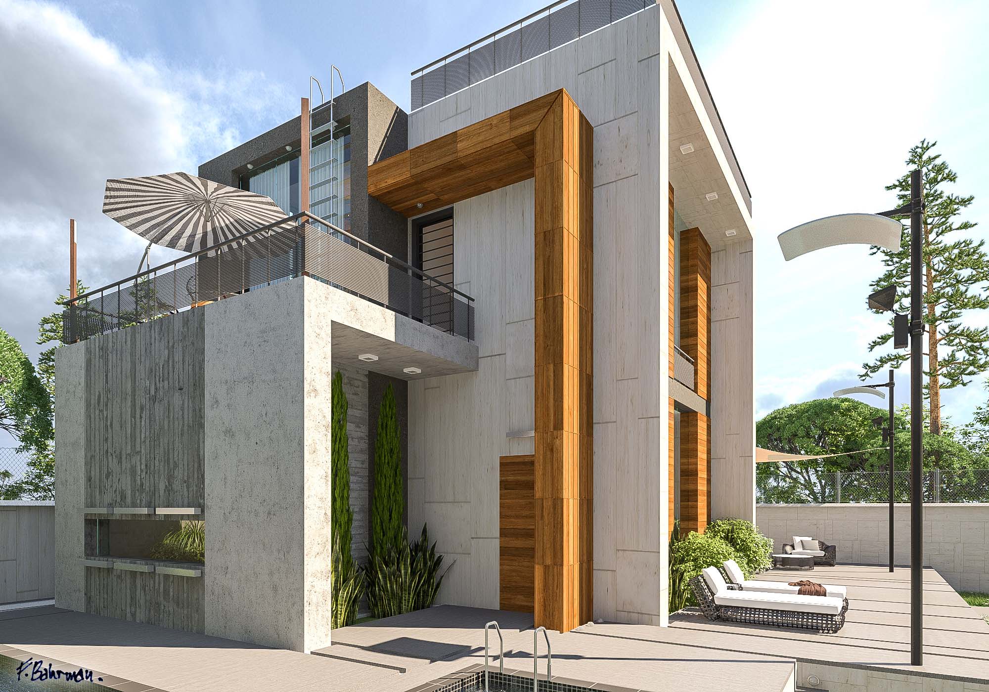 villa design exterior architecture